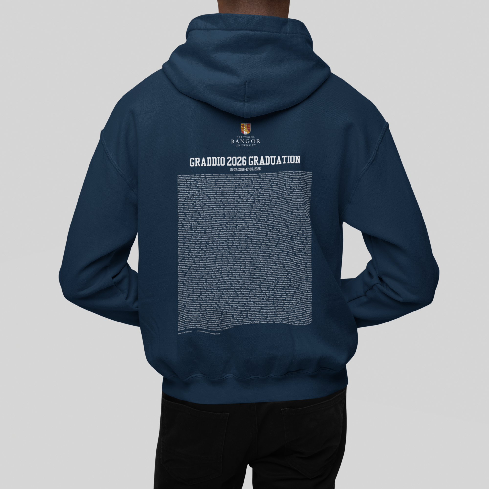 Bangor University - Keepsake Package - Graduation Hoodie, Bear & Tote Bag
