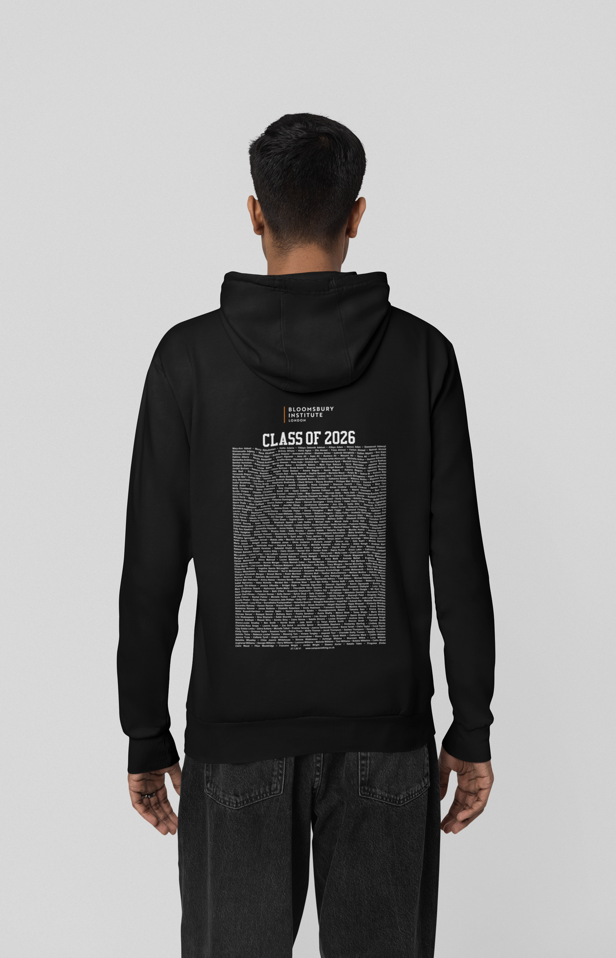 Bloomsbury Institute London - Graduation Names-list - Hoodie