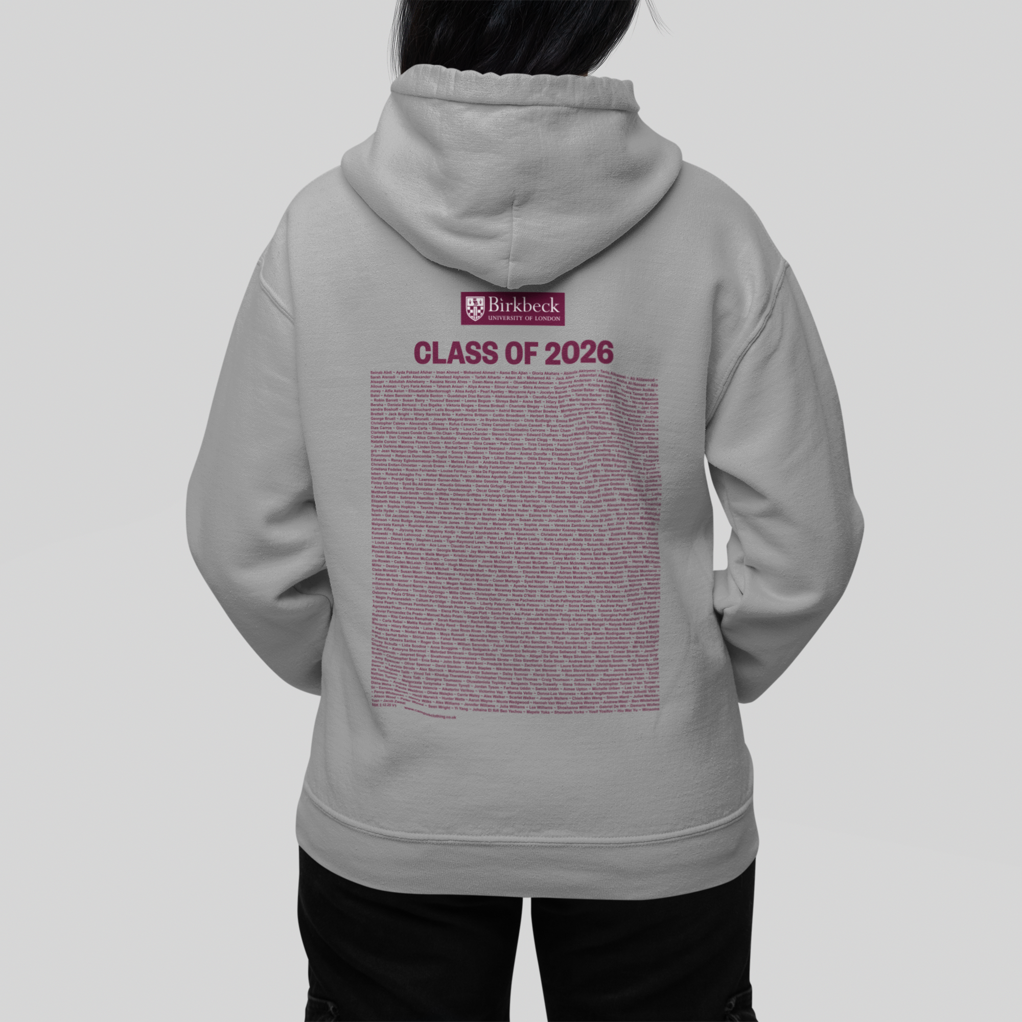 Birkbeck, University of London - Graduation Names-list - Hoodie