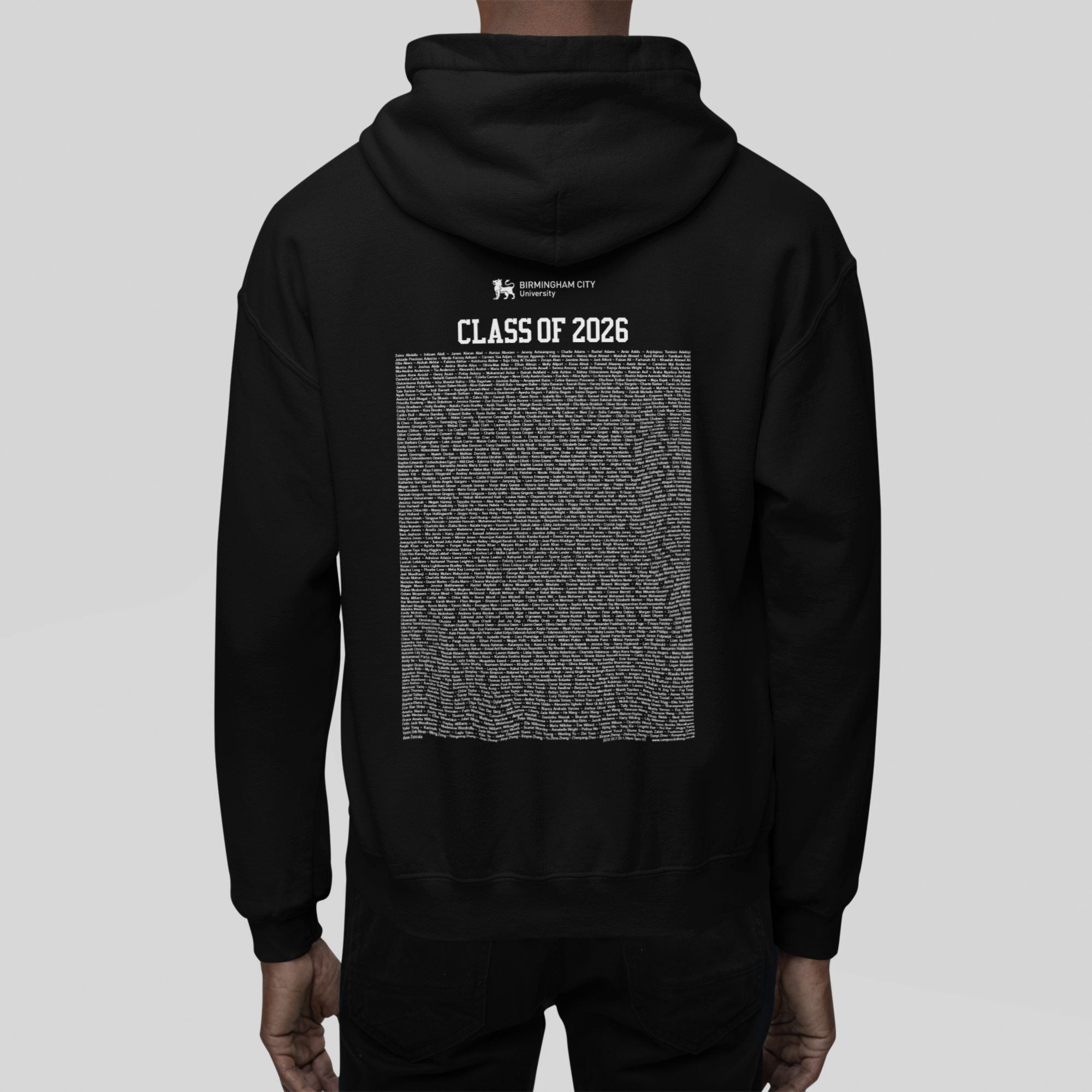 Birmingham City University - Graduation Names-list - Hoodie