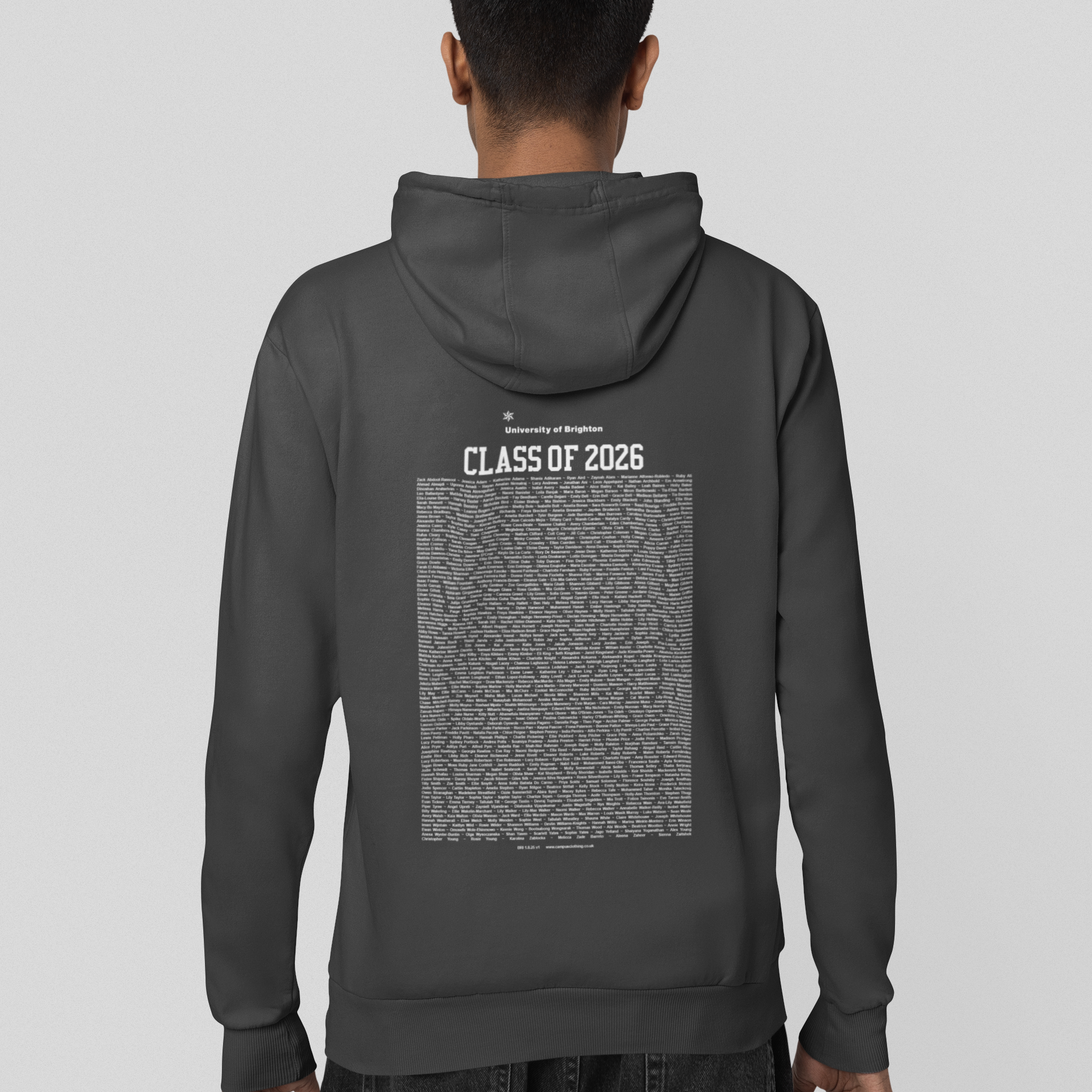 University of Brighton - Keepsake Package - Graduation Hoodie, Bear & Tote Bag