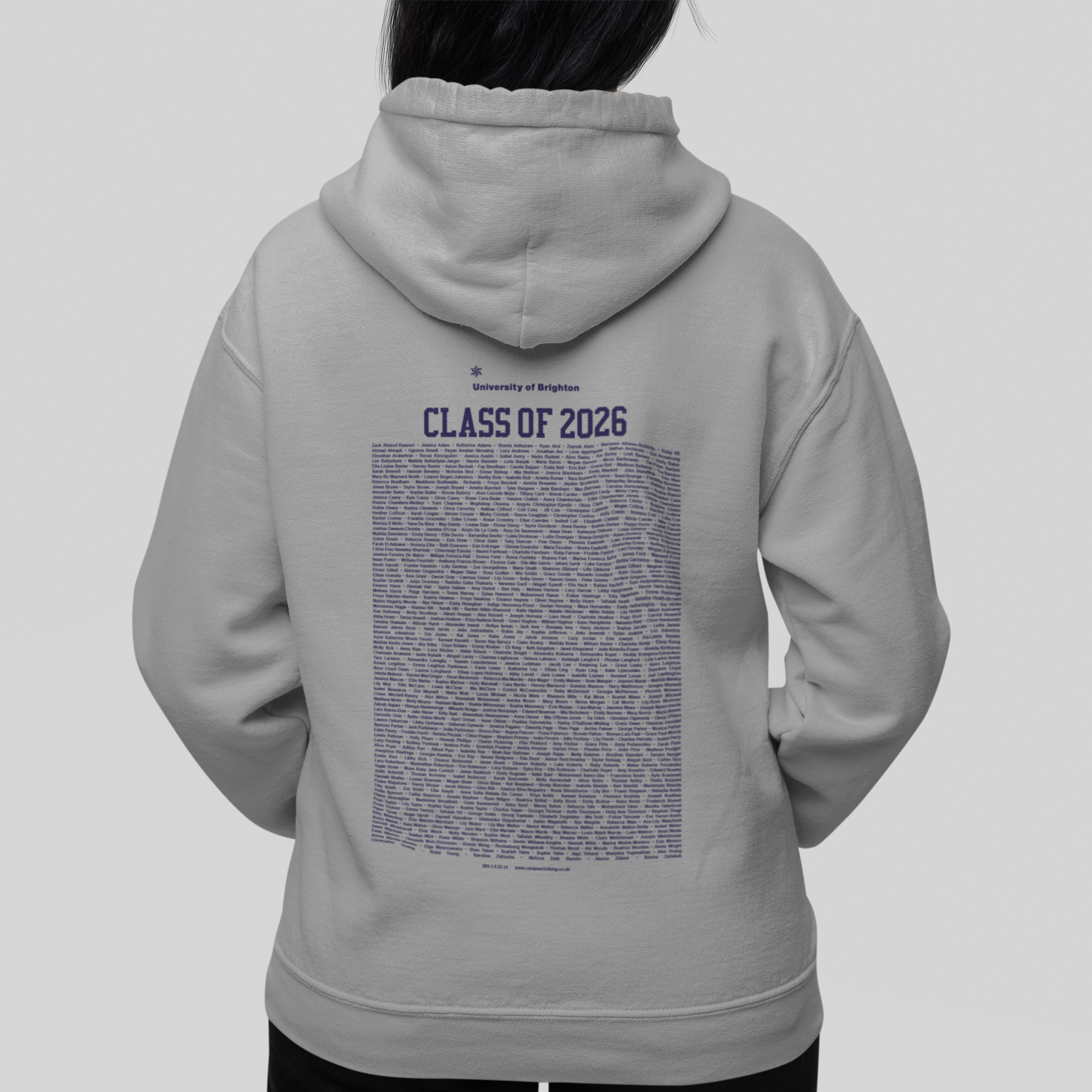 University of Brighton - Keepsake Package - Graduation Hoodie, Bear & Tote Bag