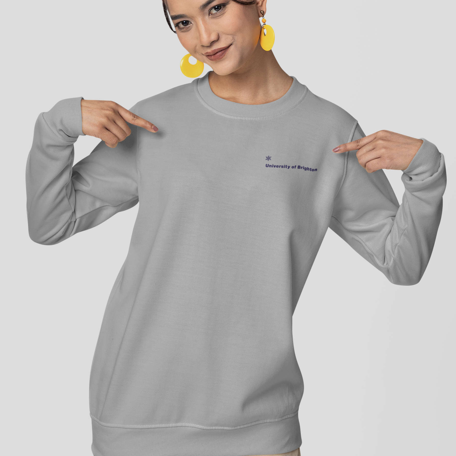 University of Brighton - Graduation Names-list - Organic Sweatshirt