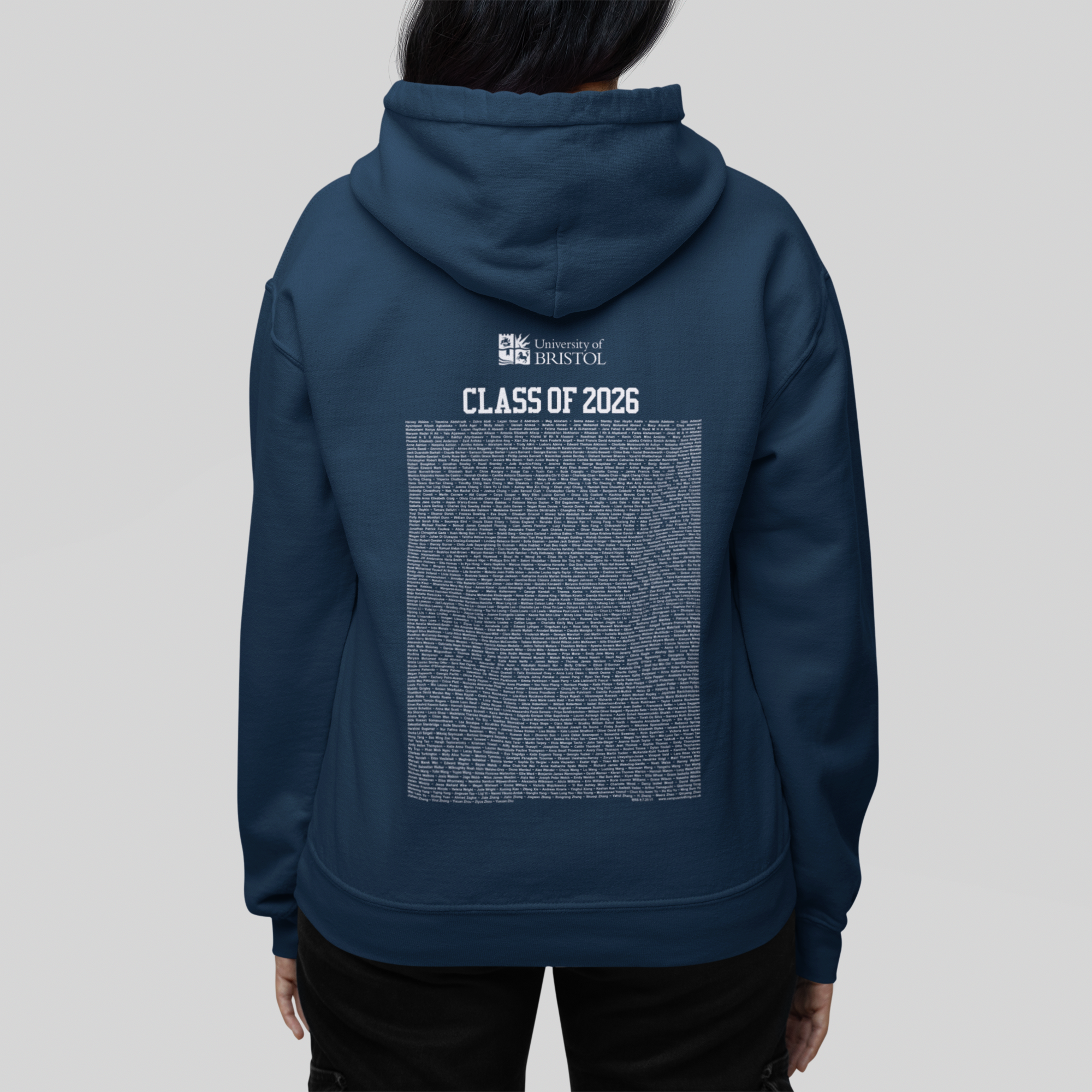 University of Bristol - Graduation Names-list - Hoodie