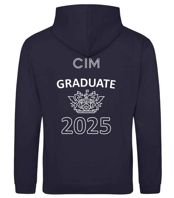 Chartered Institute of Marketing - 'GRADUATE' or 'CHARTERED MARKETER' - Hoodie