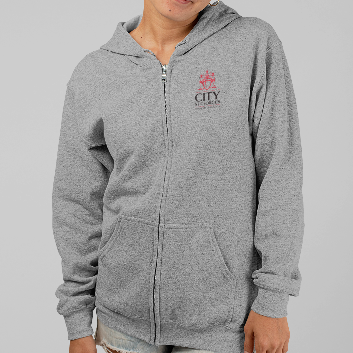 City St George's, University of London - Graduation Names-list - Zip Hoodie