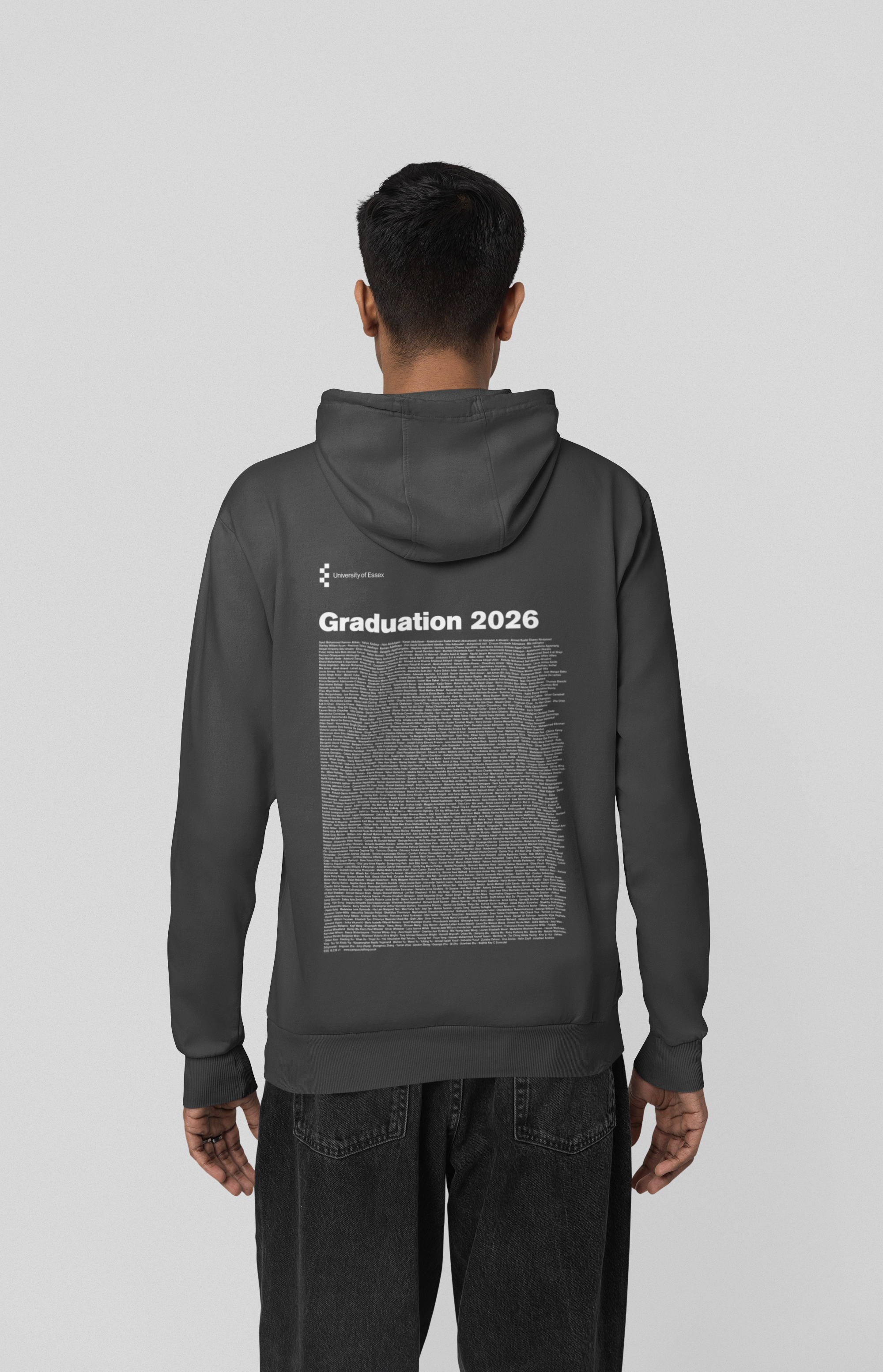 University of Essex - Graduation Names-list - Hoodie
