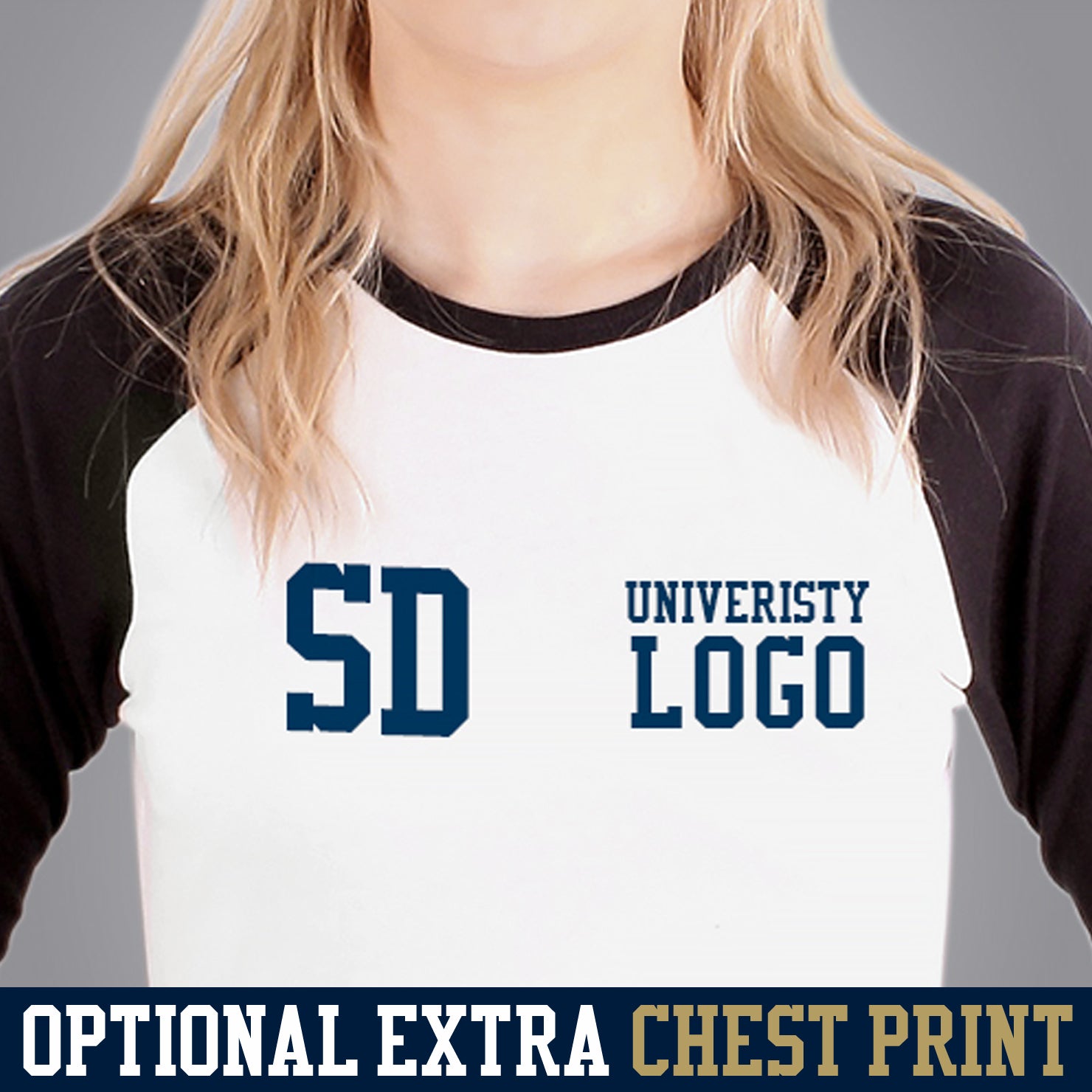 University of the West of England - Graduation Names-list - Fitted Baseball T-shirt