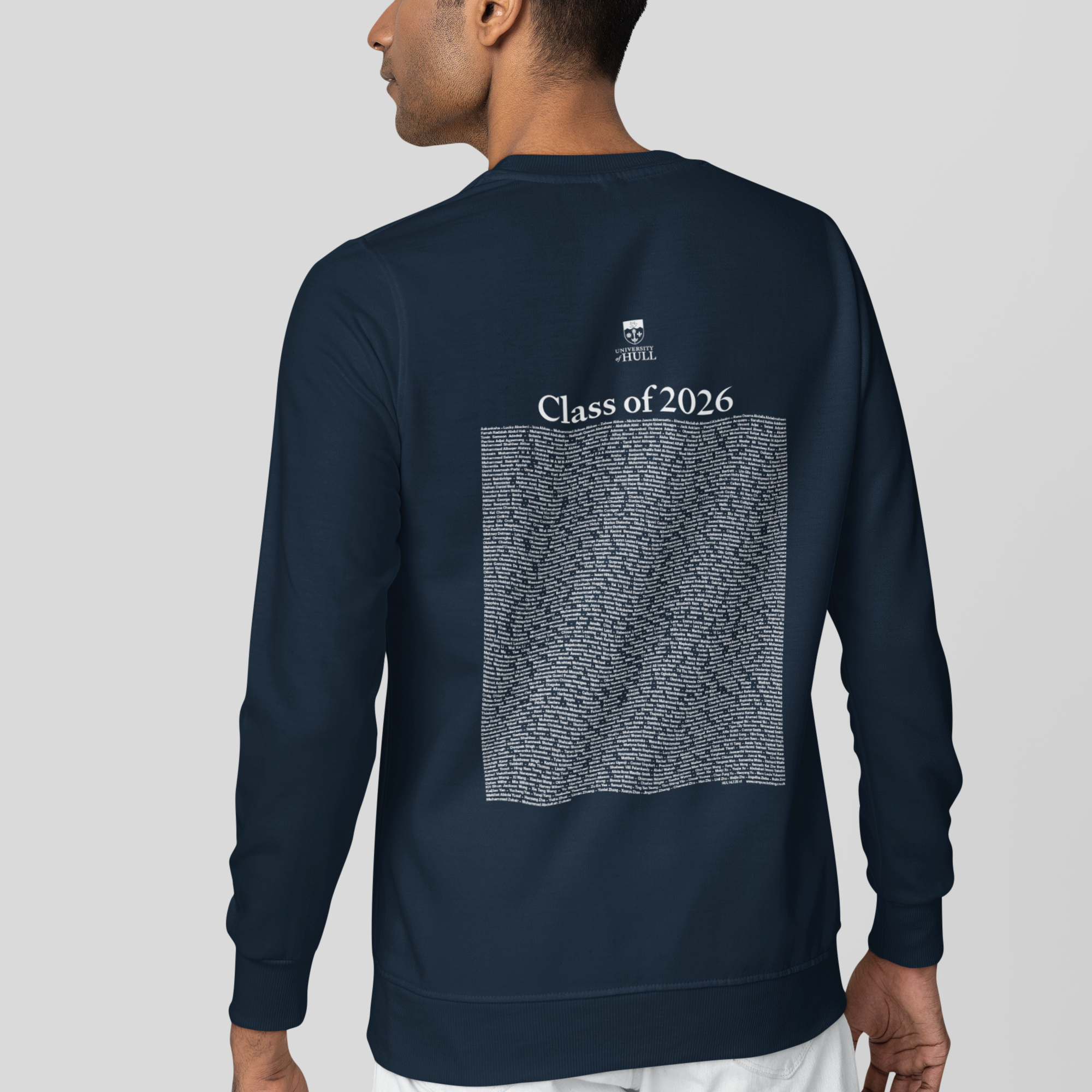 The University of Hull - Graduation Names-list - Organic Sweatshirt