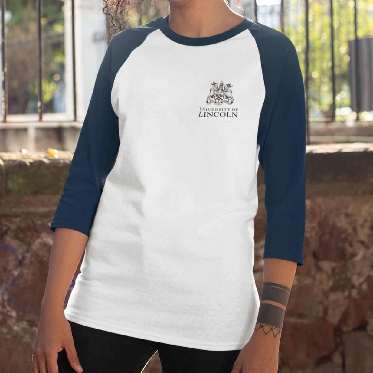 University of Lincoln - Graduation Names-list - Fitted Baseball T-shirt