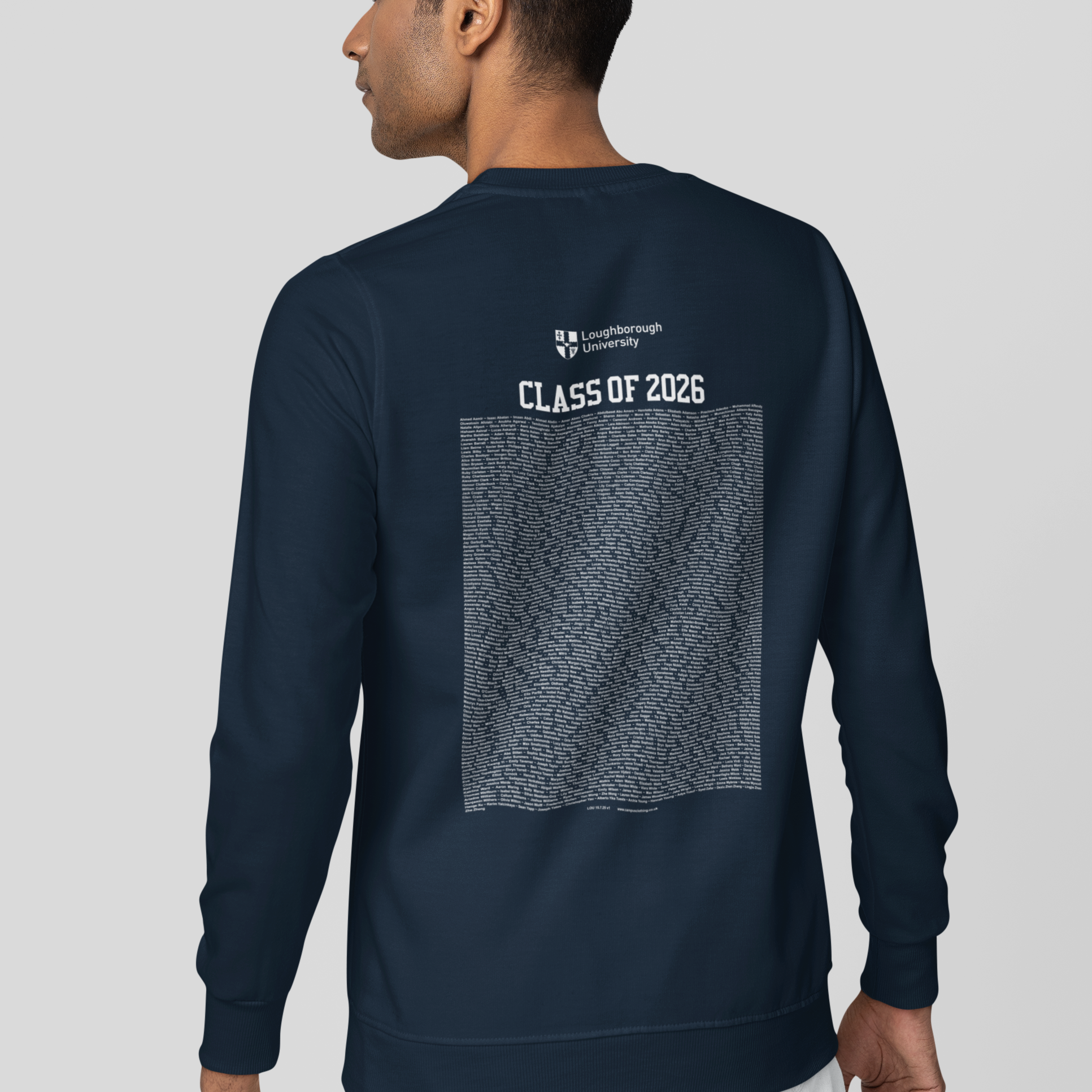 Loughborough University - Graduation Names-list - Organic Sweatshirt