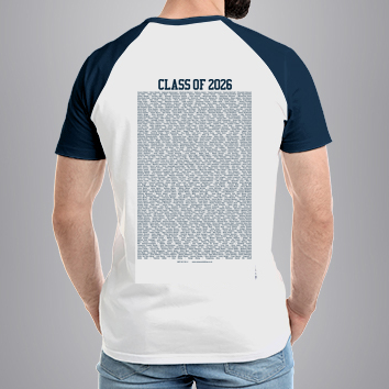 University of Nottingham - Graduation Names-list - Regular Fit Baseball T-shirt