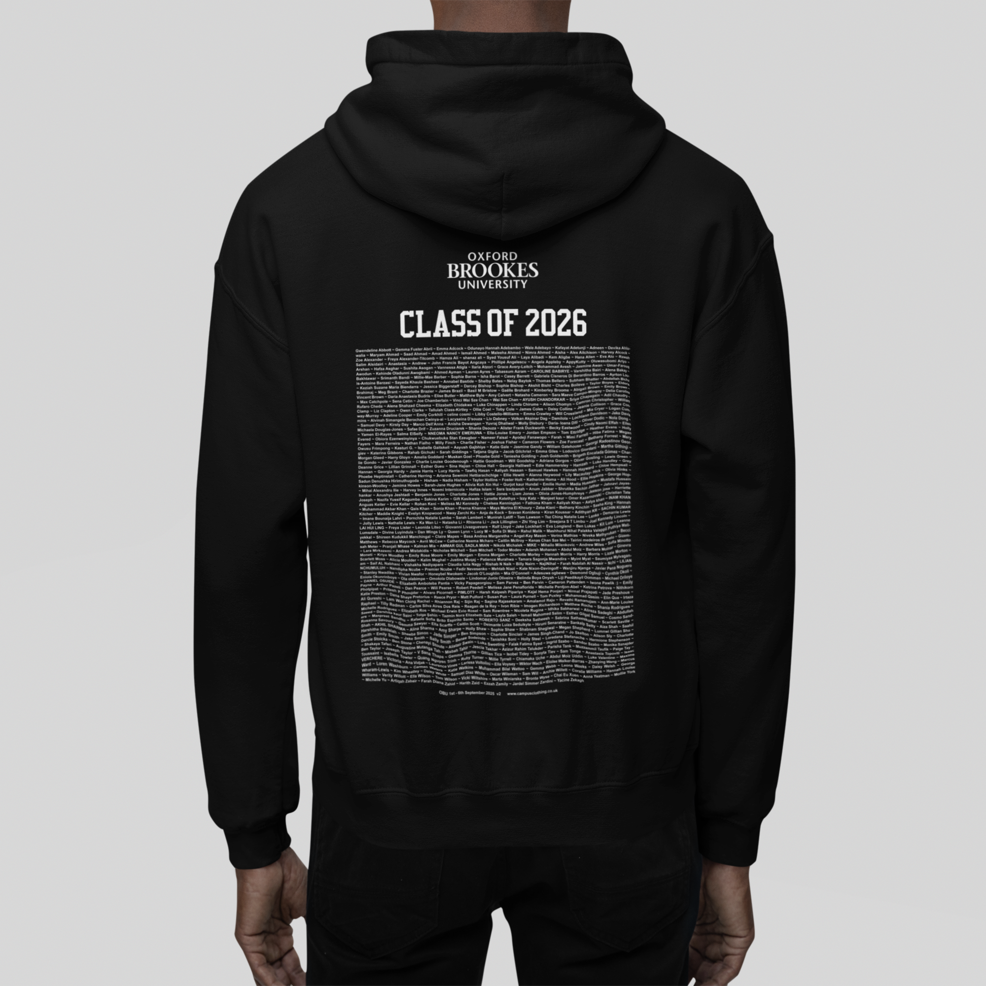 Oxford Brookes University - Keepsake Package - Graduation Hoodie, Bear & Tote Bag
