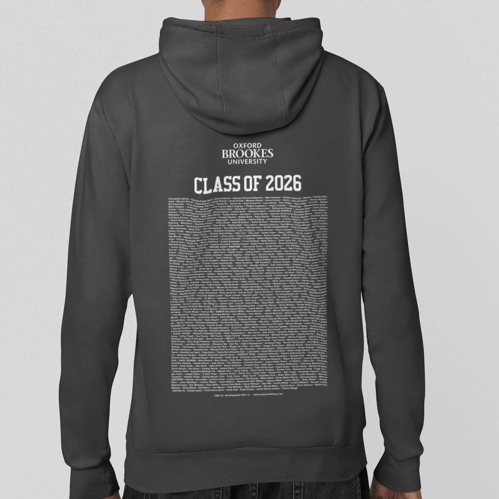 Oxford Brookes University - Keepsake Package - Graduation Hoodie, Bear & Tote Bag
