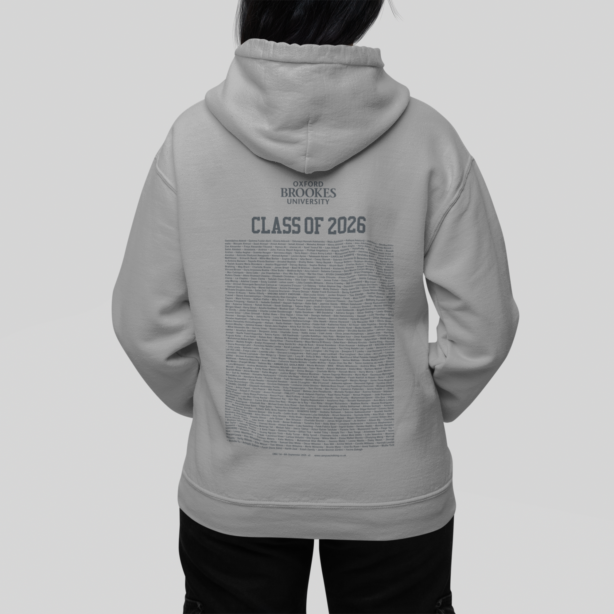 Oxford Brookes University - Keepsake Package - Graduation Hoodie, Bear & Tote Bag