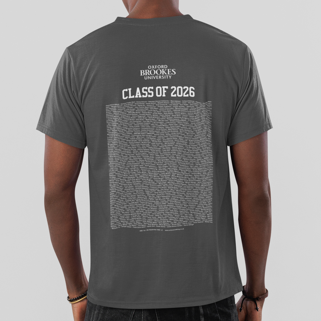 Oxford Brookes University - Graduation Names-list - Regular Fit T-shirt