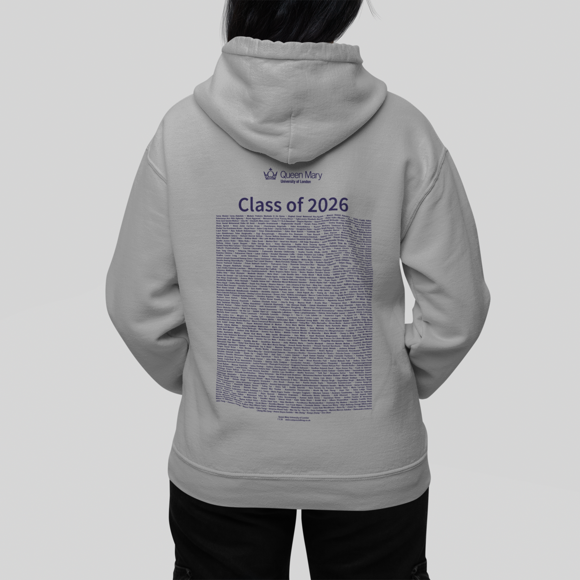 Queen Mary University of London - Keepsake Package - Graduation Hoodie, Bear & Tote Bag