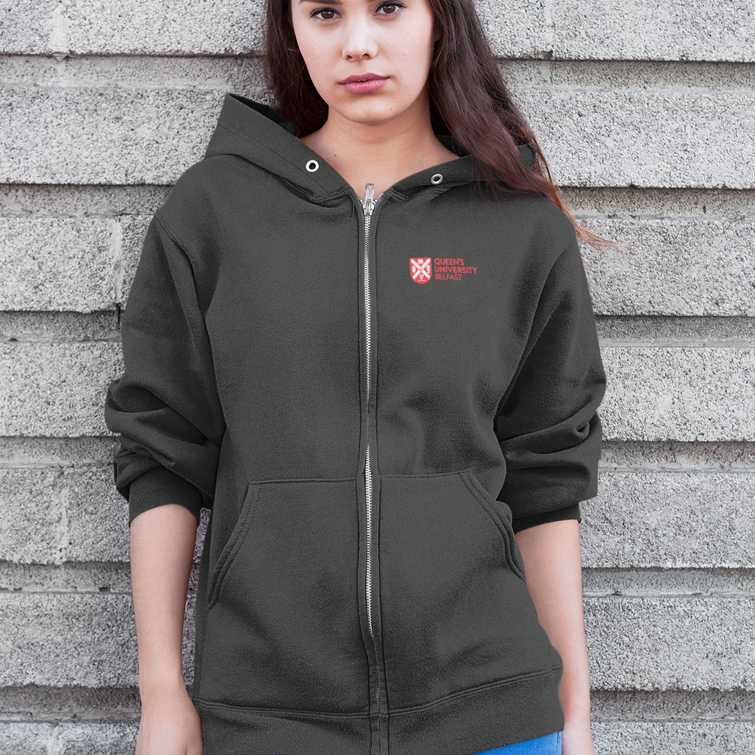 Queen's University Belfast - Graduation Names-list - Zip Hoodie