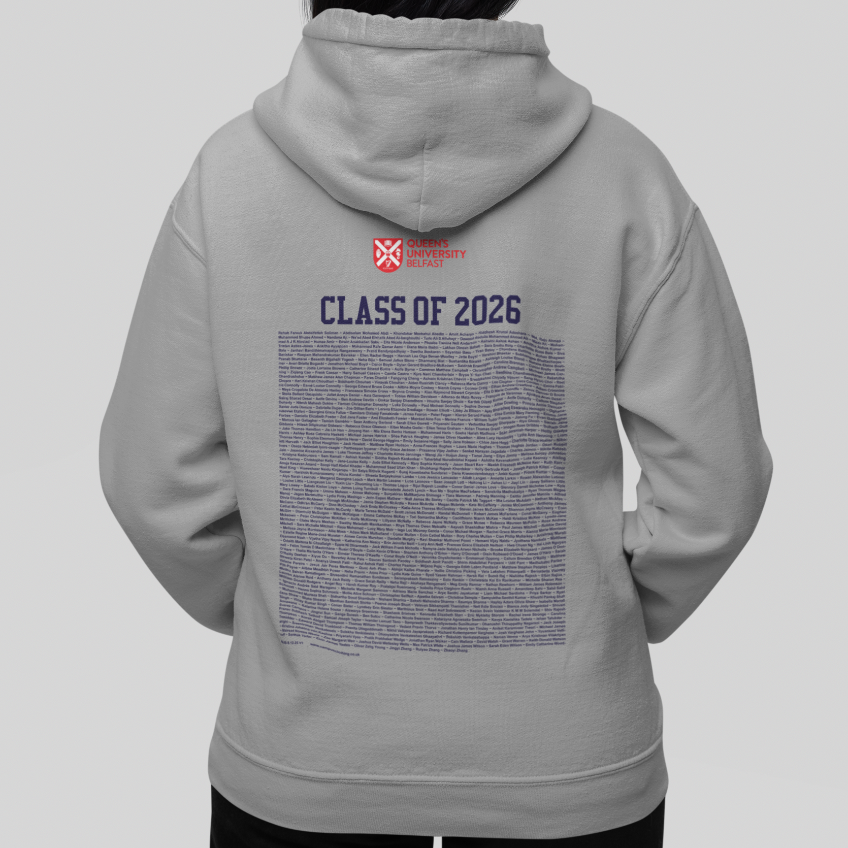 Queen's University Belfast - Graduation Names-list - Hoodie