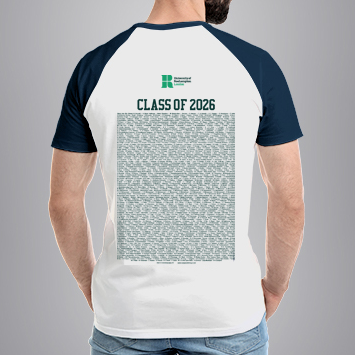 University of Roehampton London - Graduation Names-list - Regular Fit Baseball T-shirt