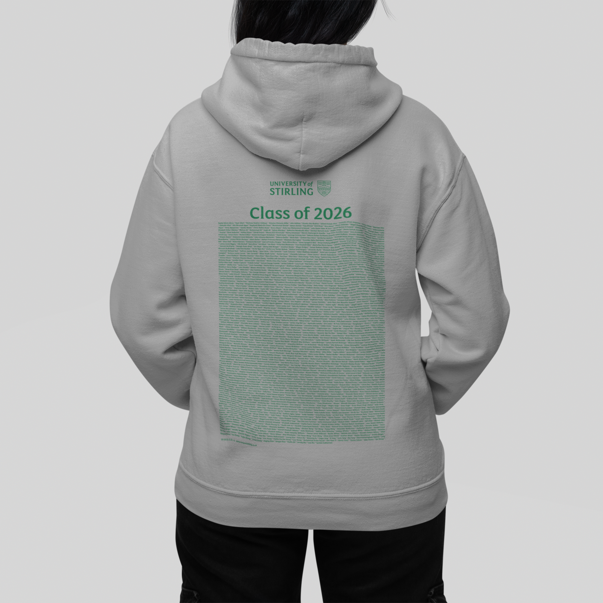 University of Stirling - Graduation Names-list - Hoodie