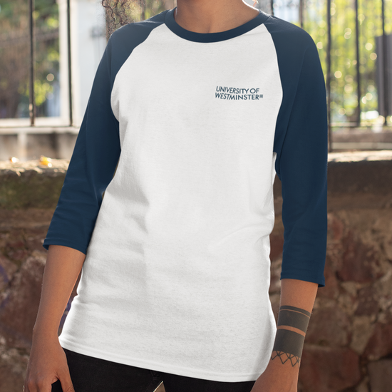 University of Westminster - Graduation Names-list - Fitted Baseball T-shirt