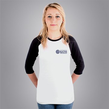 Fitted University of Bath Graduation 3/4 sleeve Baseball T-shirt