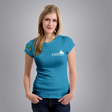 RVC Society Fitted T-shirt