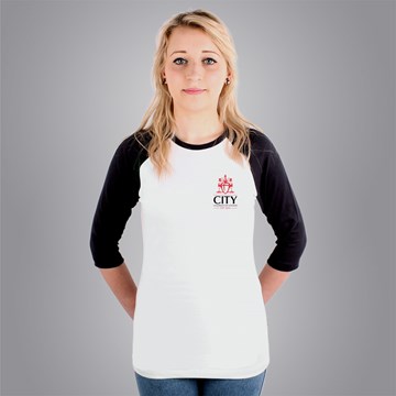 Fitted City, University of London Graduation 3/4 sleeve Baseball T-shirt