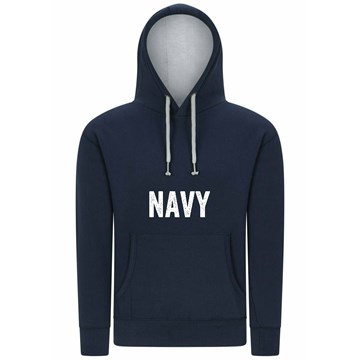 Arden Supersoft Hoodie- Navy and Graphite