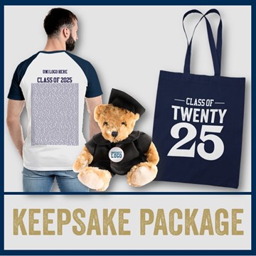 T-Shirt, Bear & Tote Bag 'Class of 2025' Keepsake Package