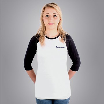 Fitted University of Brighton Graduation 3/4 sleeve Baseball T-shirt