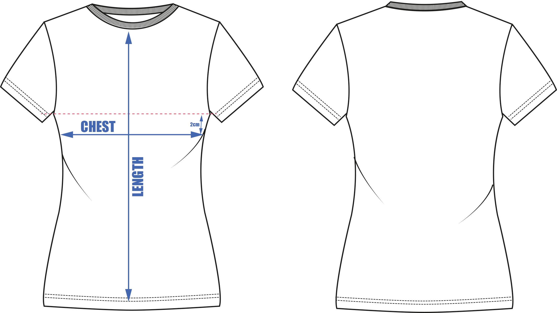 Campus Clothing T-Shirt Sizes