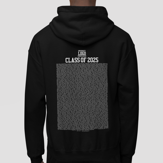 Bespoke Graduation Hoodie - Archived Names-list