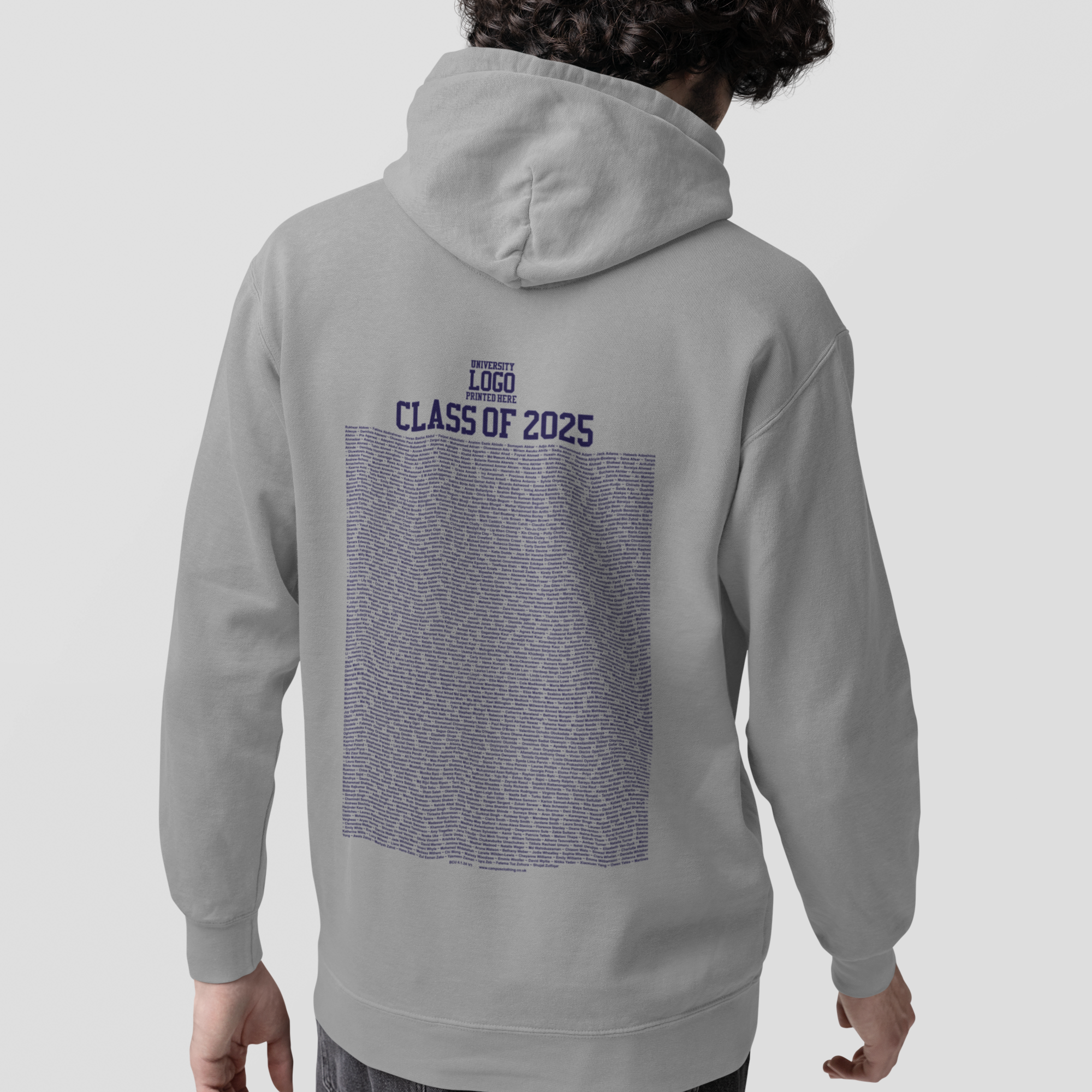 Bespoke Graduation Hoodie - Archived Names-list
