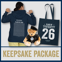 University of Bradford - Keepsake Package - Graduation Hoodie, Bear & Tote Bag