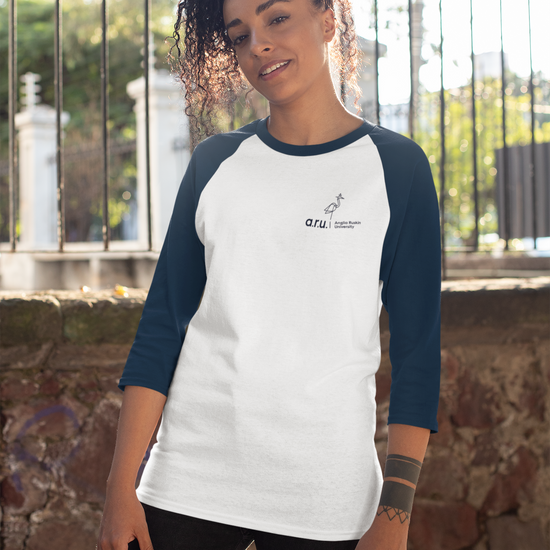 Anglia Ruskin University - Graduation Names-list - Fitted Baseball T-shirt