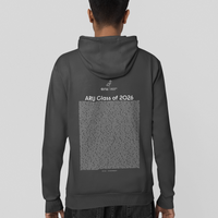 Anglia Ruskin University 'Class of 2026' names-list hoodie in graphite grey 