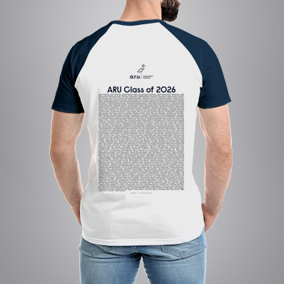 Anglia Ruskin University - Graduation Names-list - Regular Fit Baseball T-shirt