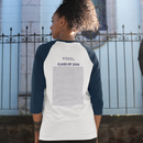 Abertay University - Graduation Names-list - Fitted Baseball T-shirt