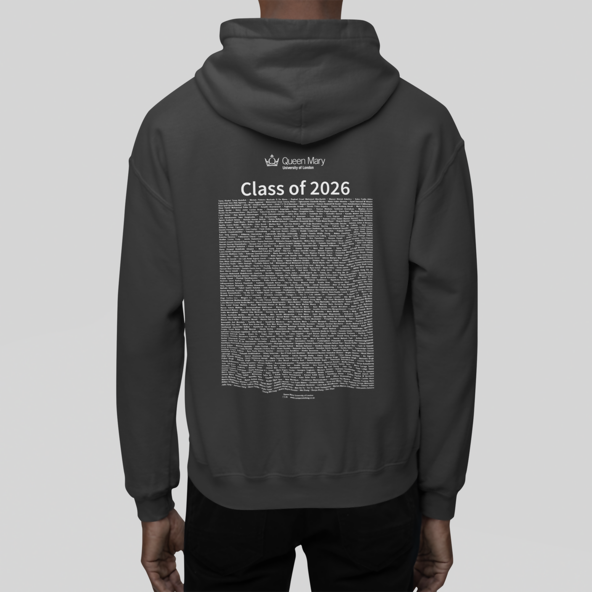 Queen Mary University of London - Graduation Names-list - Hoodie