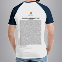 Bangor University - Graduation Names-list - Regular Fit Baseball T-shirt