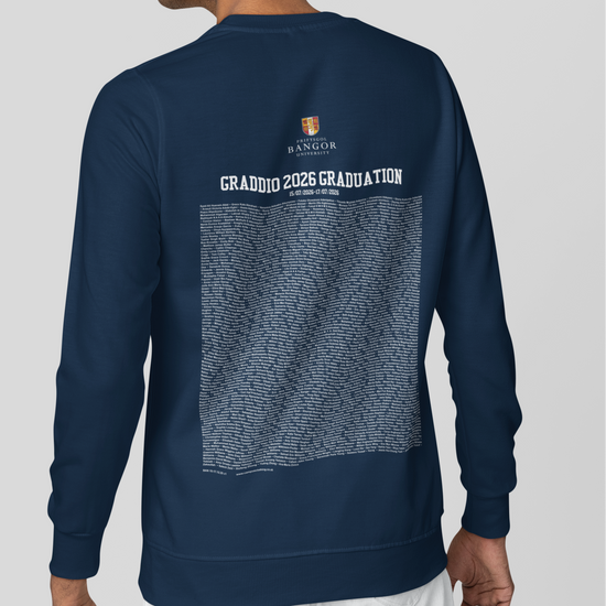 Bangor University - Graduation Names-list - Organic Sweatshirt