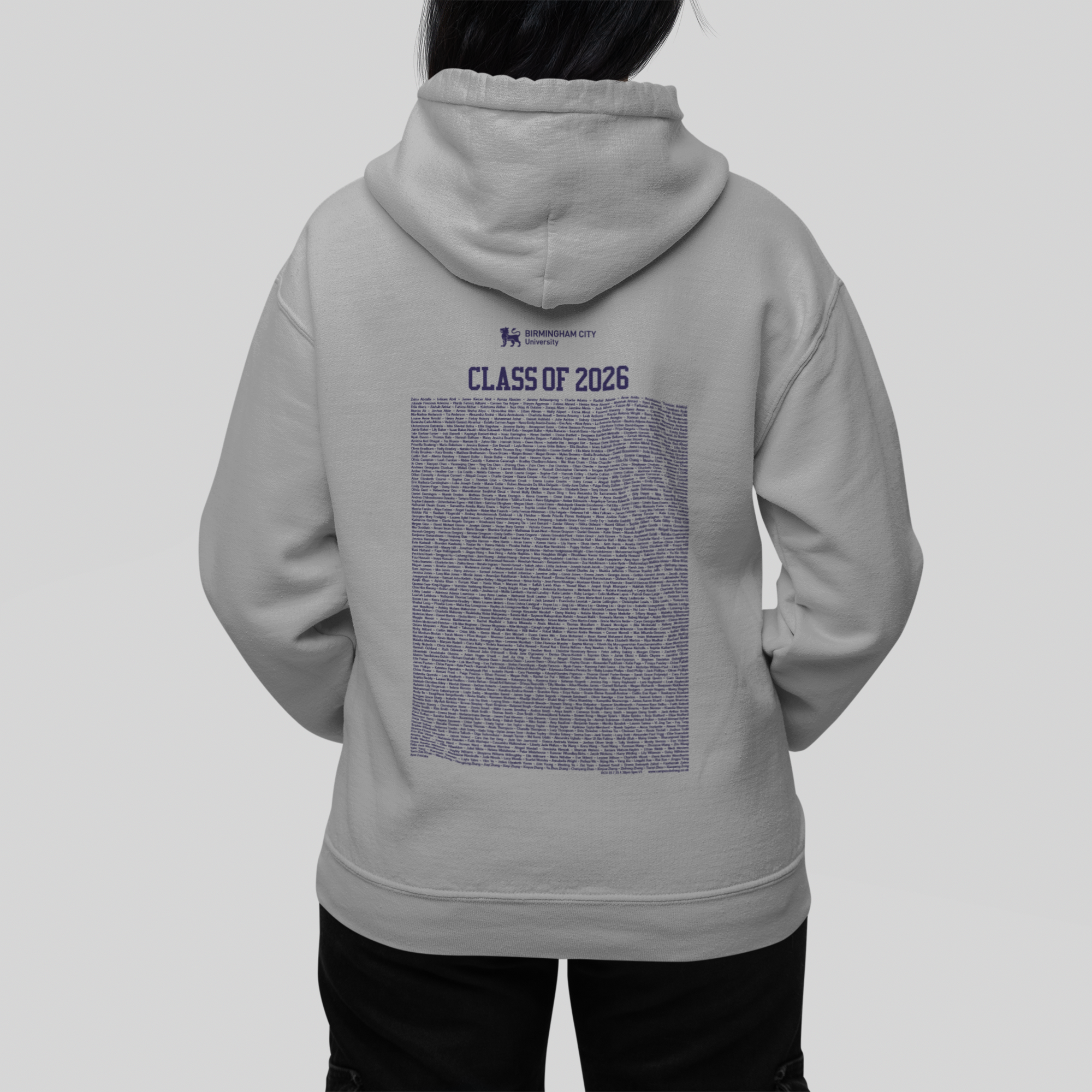 Birmingham City University - Graduation Names-list - Hoodie