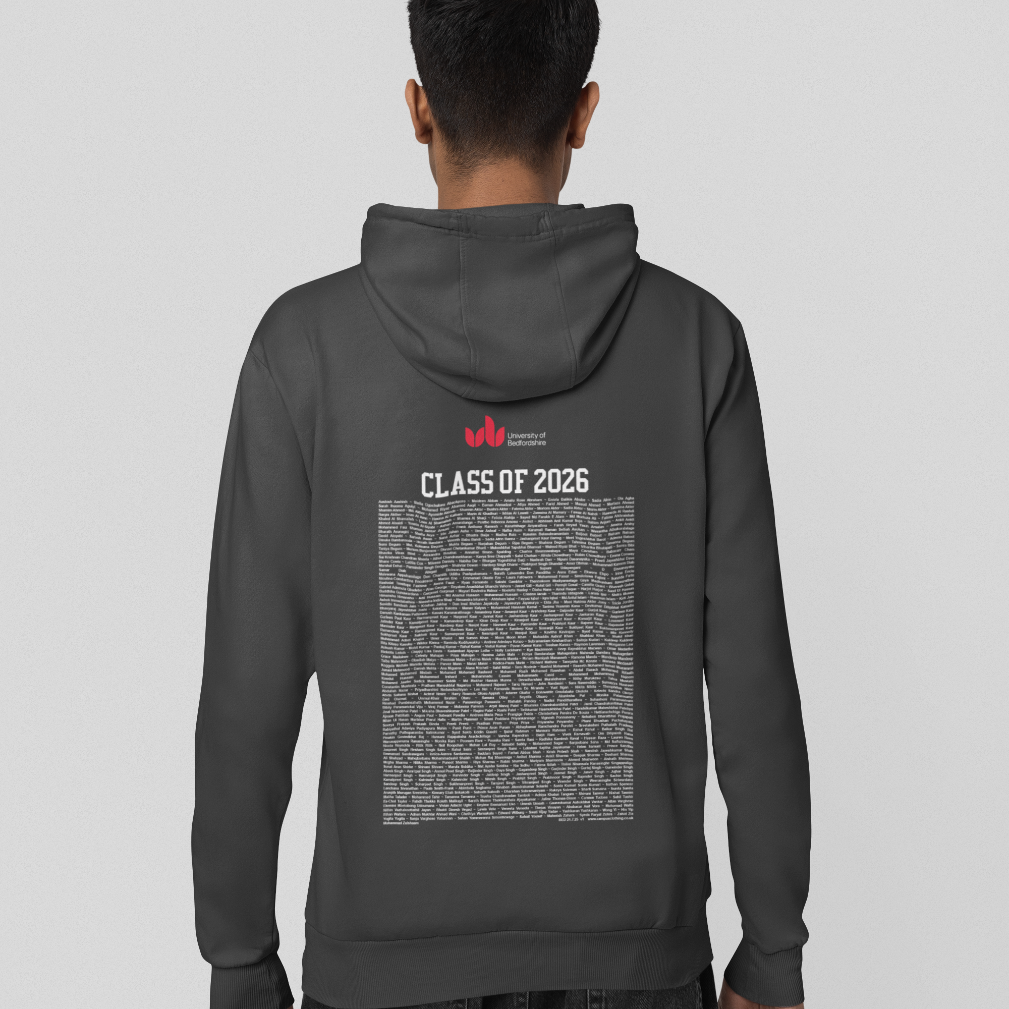 University of Bedfordshire - Keepsake Package - Graduation Hoodie, Bear & Tote Bag