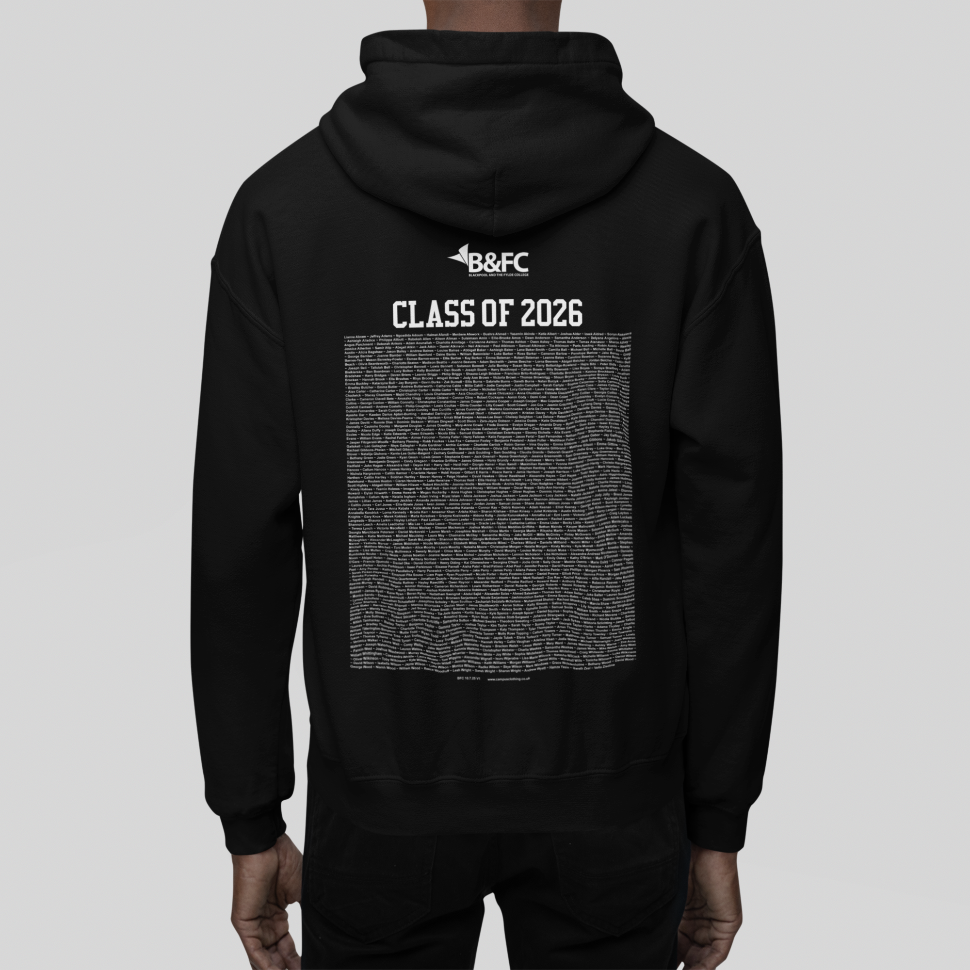 Blackpool & The Fylde College - Keepsake Package - Graduation Hoodie, Bear & Tote Bag