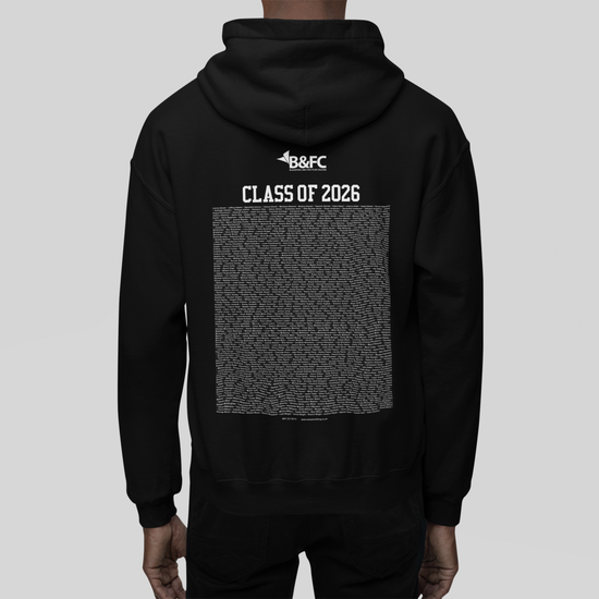 Blackpool & The Fylde College - Graduation Names-list - Zip Hoodie