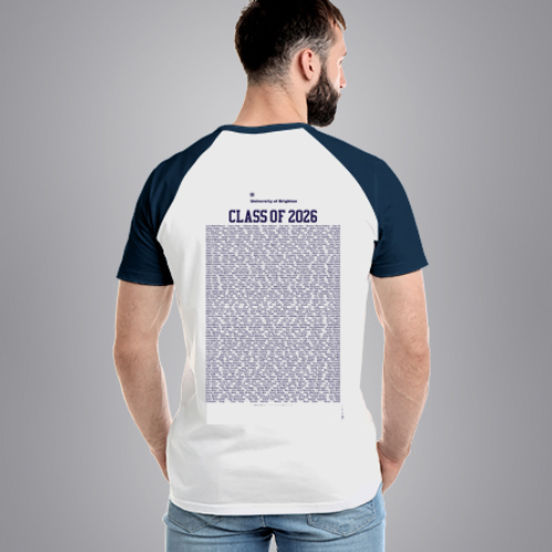 University of Brighton - Graduation Names-list - Standard Baseball T-shirt