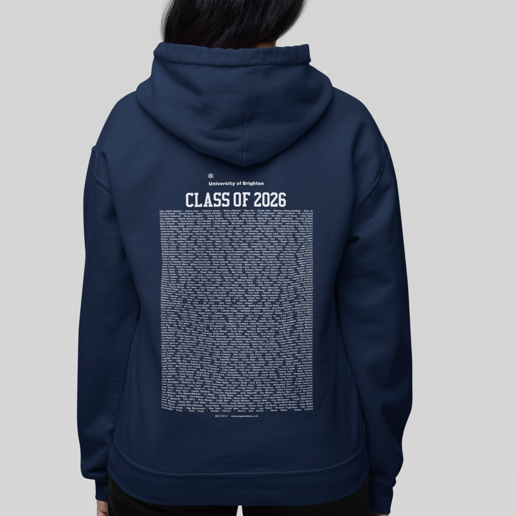University of Brighton - Keepsake Package - Graduation Hoodie, Bear & Tote Bag
