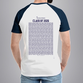Brighton & Sussex Medical School - Graduation Names-list - Regular Fit Baseball T-shirt